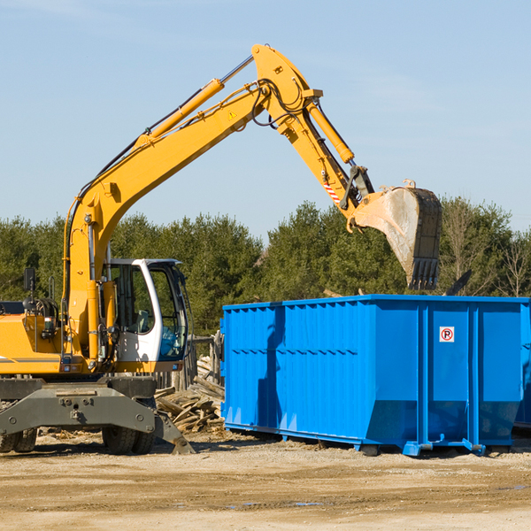 what size residential dumpster rentals are available in Falcon MO